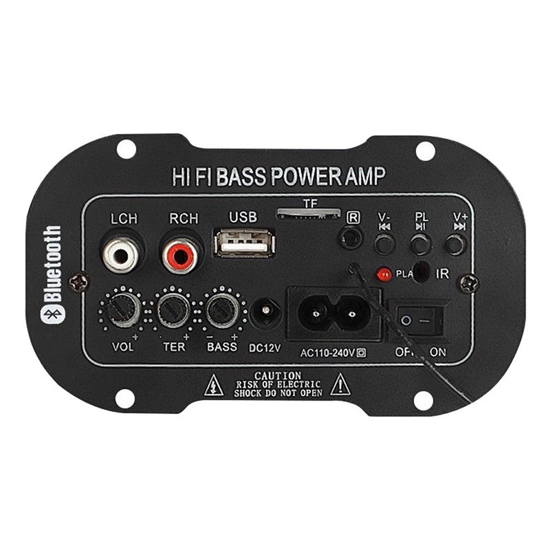 100-300w Ampli Power Bass Bluetooth Bagian Mini 8-12 Inci Amplifiers Untuk Speaker Ac 220v 12v 24v mesin speaker aktif
