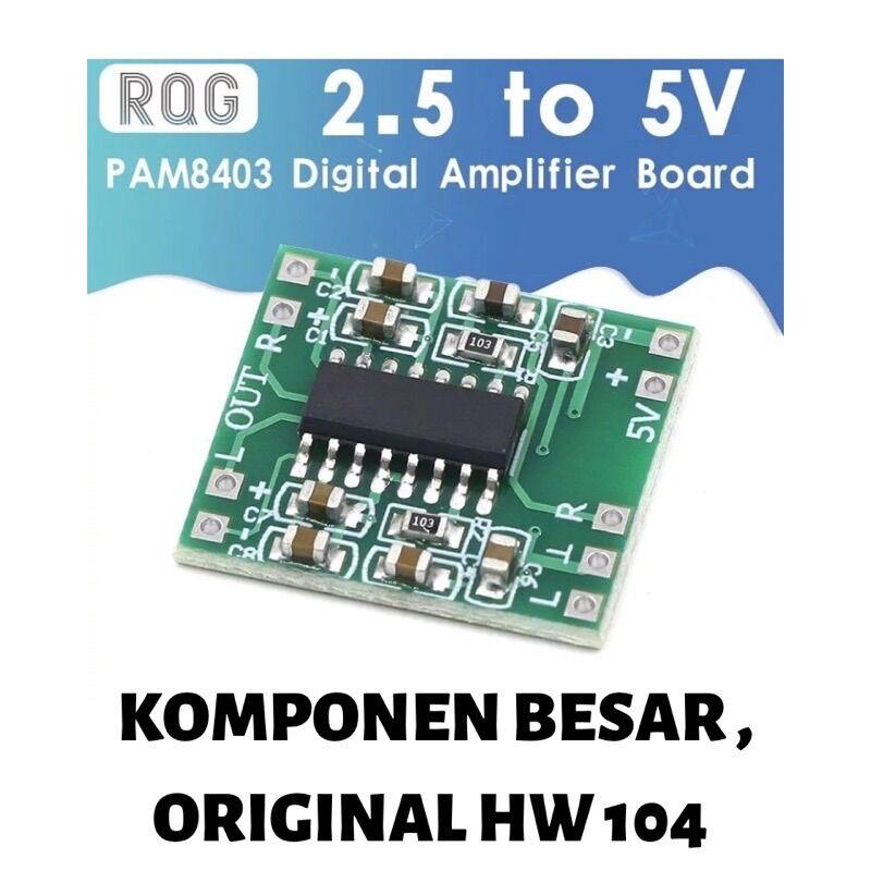 PAM8403 MINI DIGITAL AUDIO AMPLIFIER CLASS D 2 x 3W 5V DC