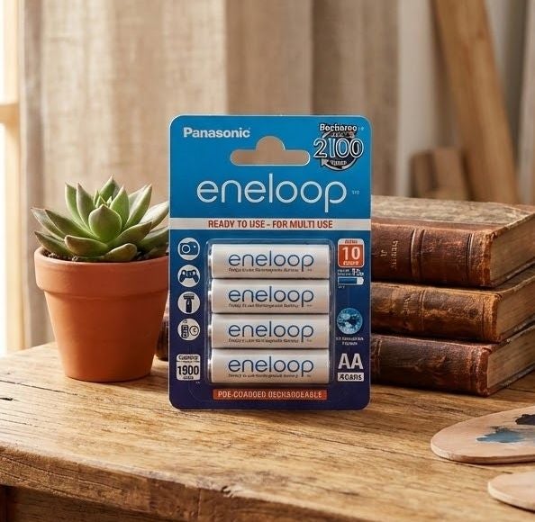 Baterai Rechargeable Eneloop AA - Batre Cas A2 Isi 4 Original up to 1900mAh