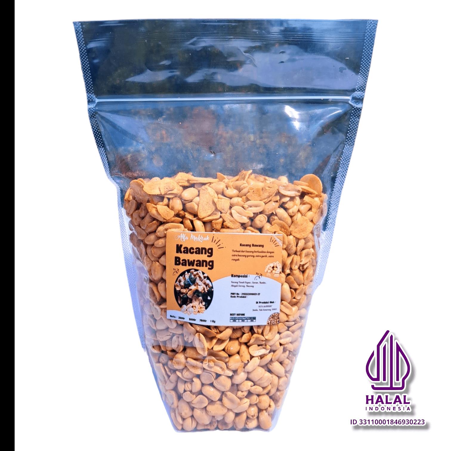 Kacang Bali Bawang Goreng 1kg Gurih Enak Kualitas Super