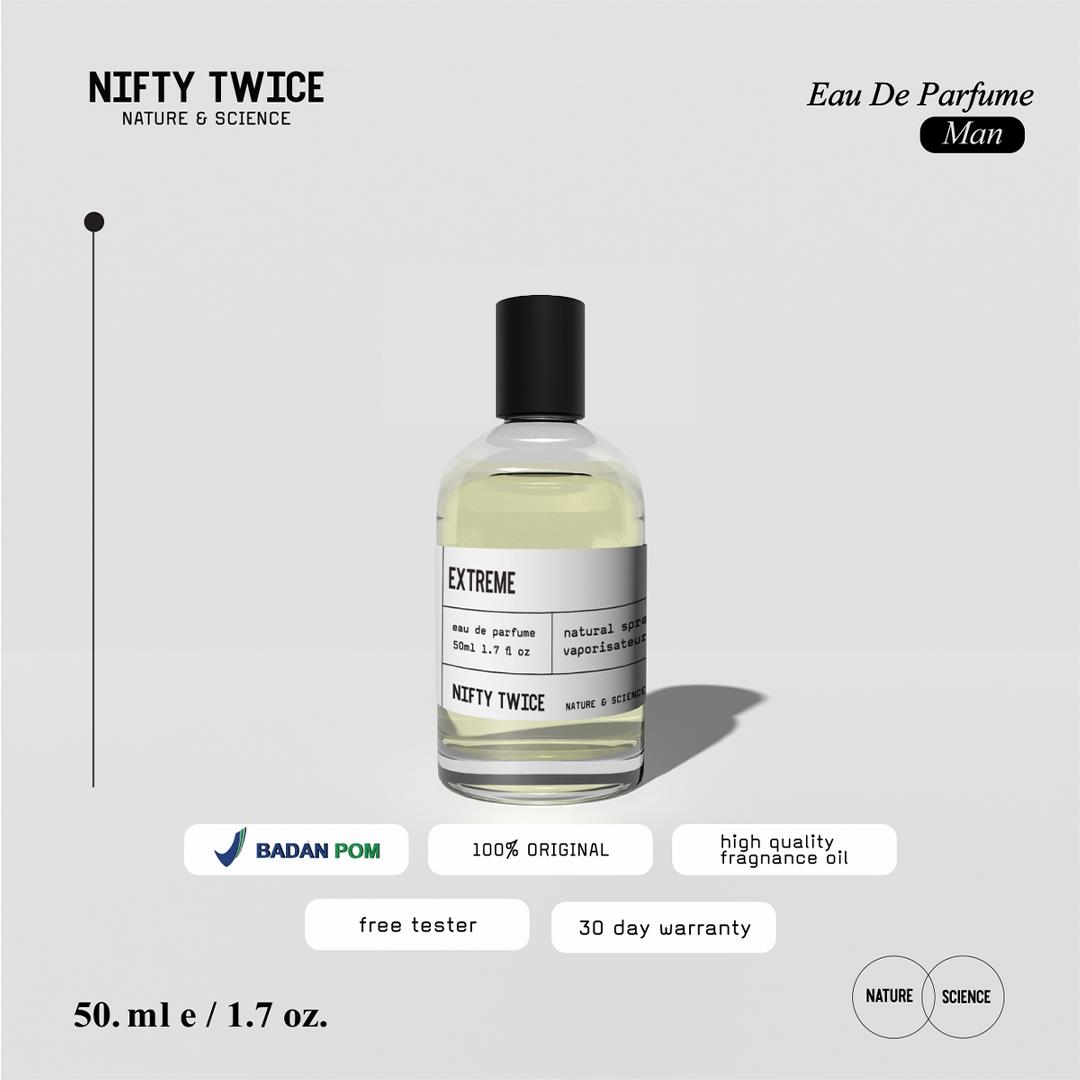 Nifty Twice - Extreme Parfum Pria Tahan Lama / Eau De Perfume