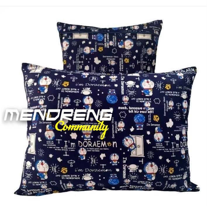 Sarung Bantal Resleting Ukuran 45 x 60 Cm