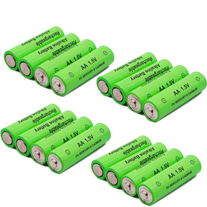 Baterai 4 PCS 100% label baru 3800 MAH baterai isi ulang AA 1.5V Pengisian Cepat Battery
