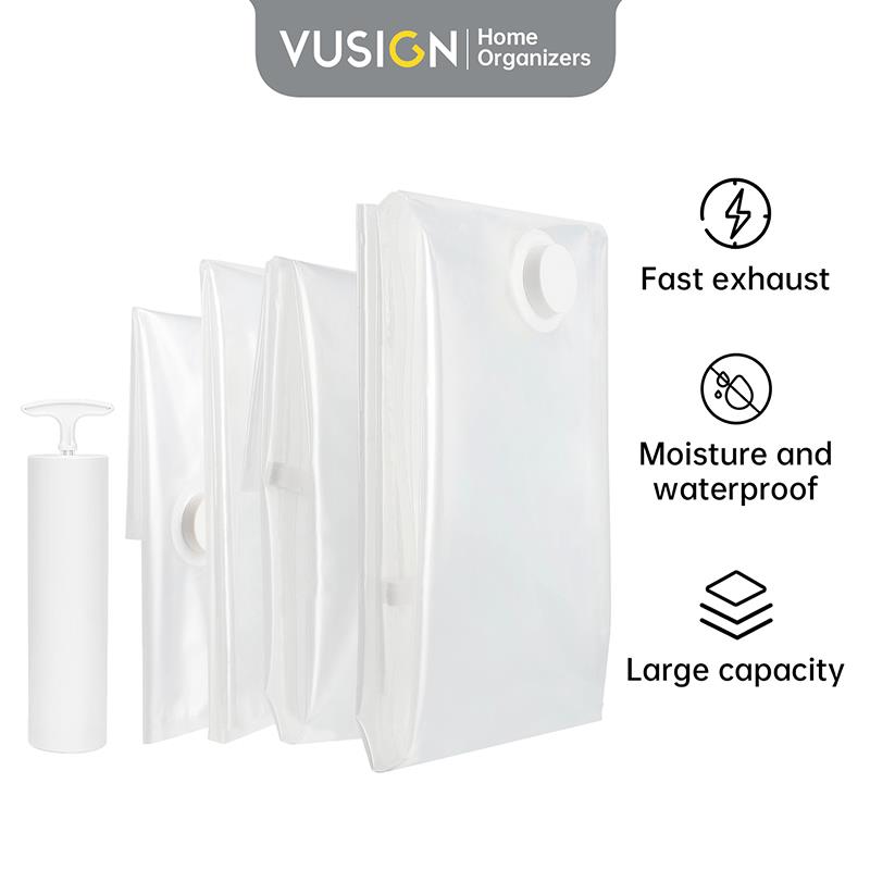 Vusign Vacuum Compression Bag / Kantong Plastik Vakum Transparan Anti Air VS58X