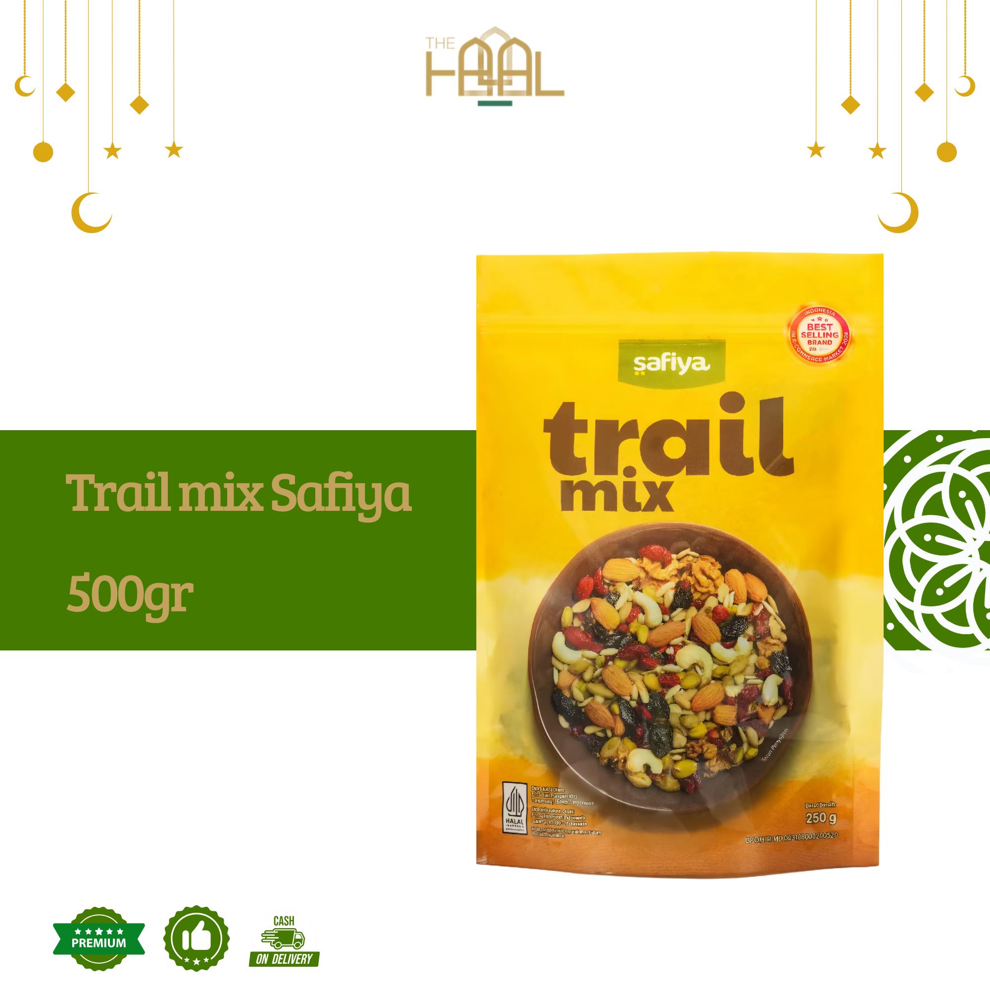 Safiya Trail Mix Organik Rasa Buah & Kacang 500gr