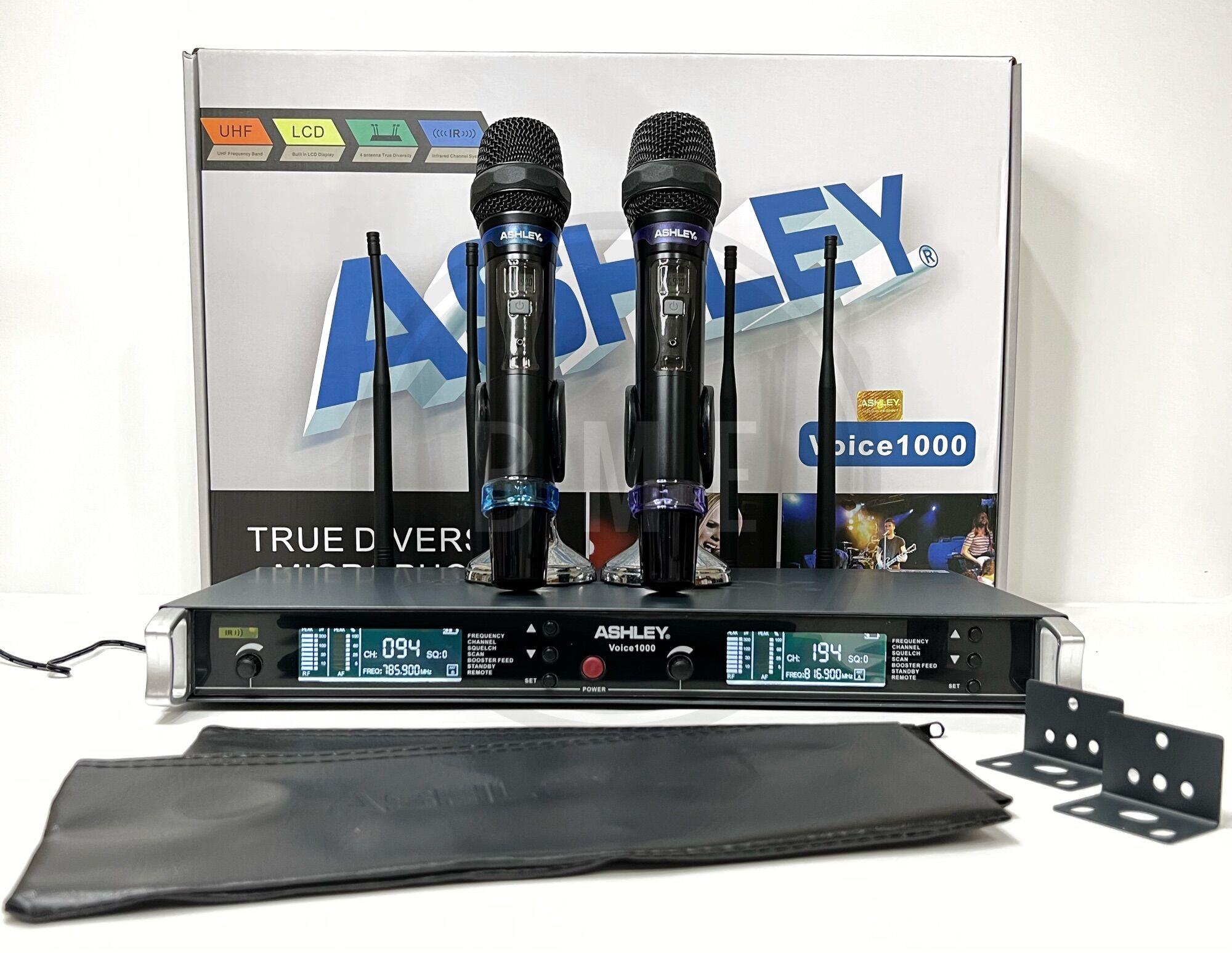 Mic Wireless Ashley VOICE 1000 Original PEGANG PEGANG HANDHELD