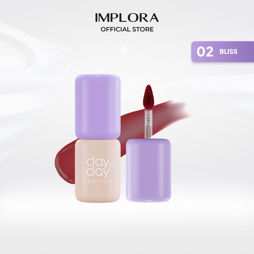 Implora Day to Day Series Dewy Tint | Gloss Liptint Lipstick Bibir