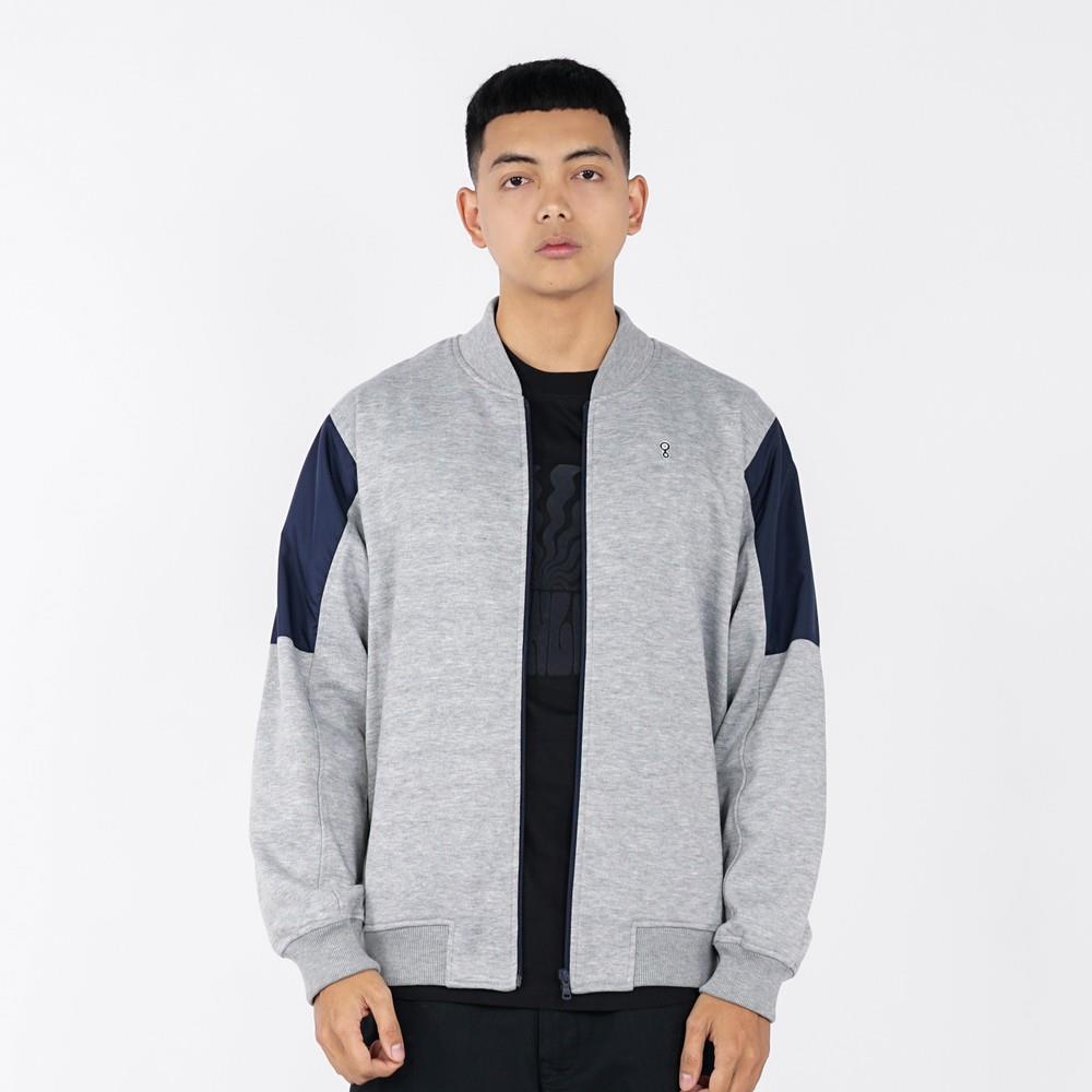 Greenlight Jaket Bomber Pria Regular Fit Fleece Leonid OL-010525
