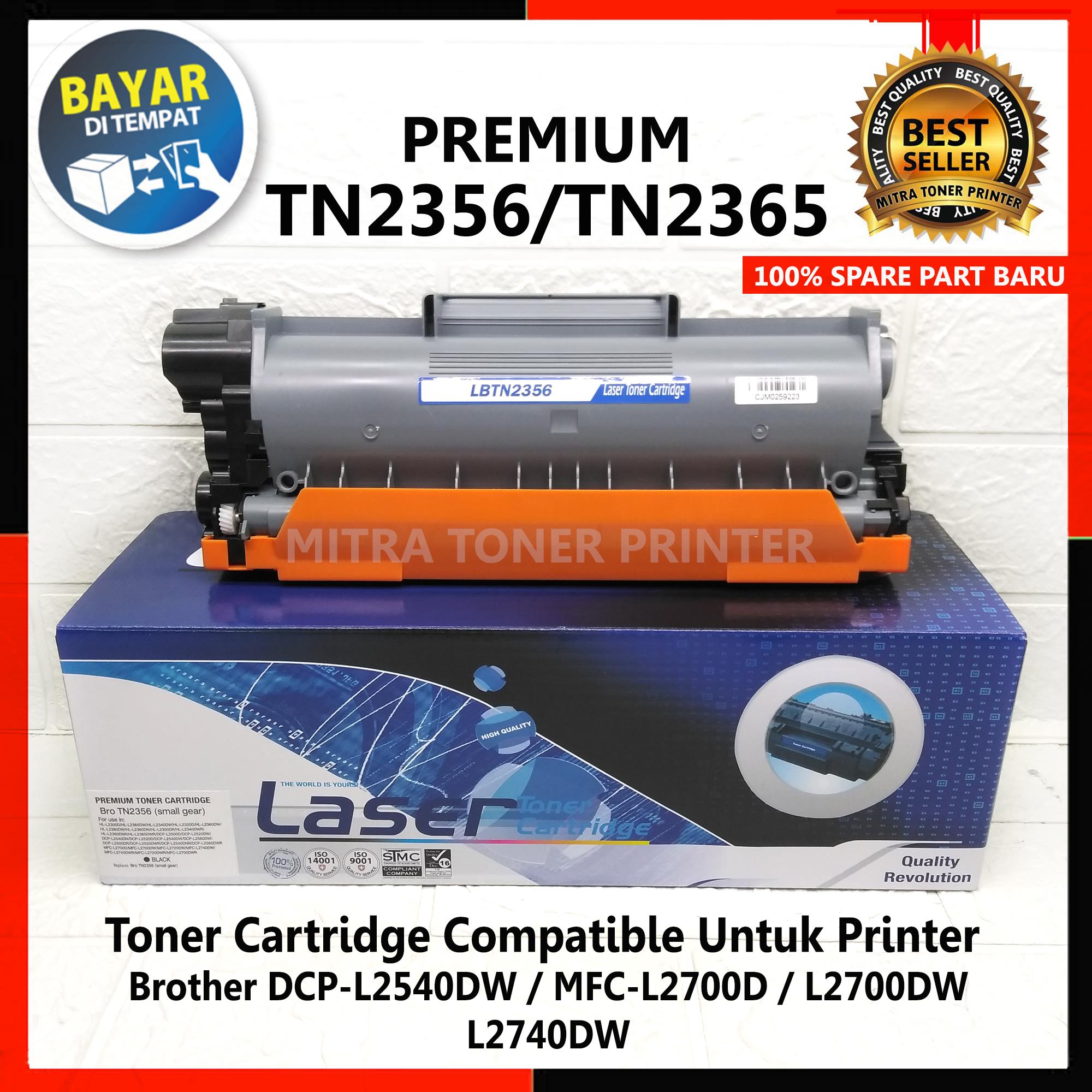 Toner catridge Compatible untuk printer Brother DCP-L2540DW MFC-L2700D / L2700DW/L2740DW Premium TN-2356