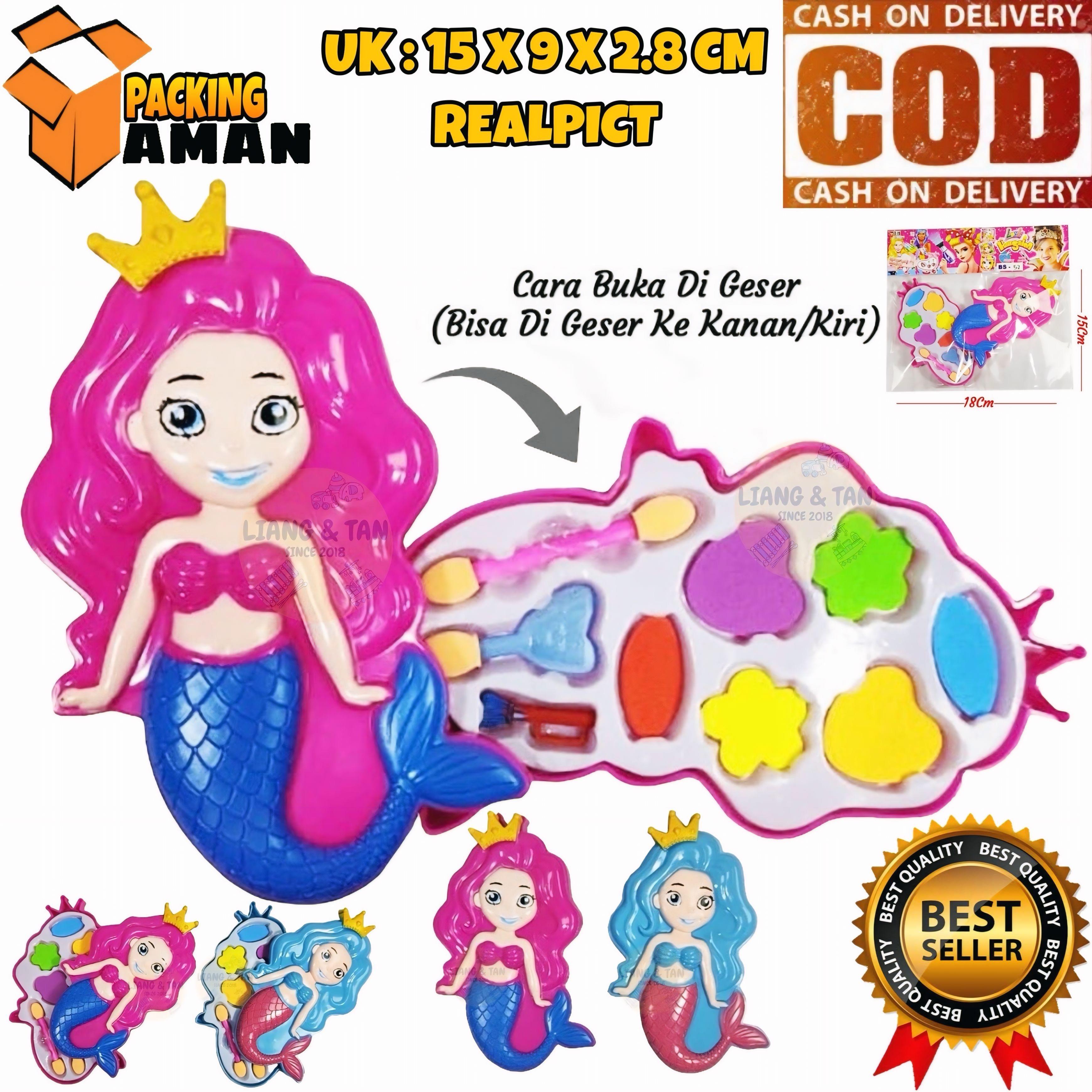 ( BISA COD ) PROMO Mainan Anak Perempuan Make Up DUMMY Kosmetik Lipstick Eye Shadow Makeup Set