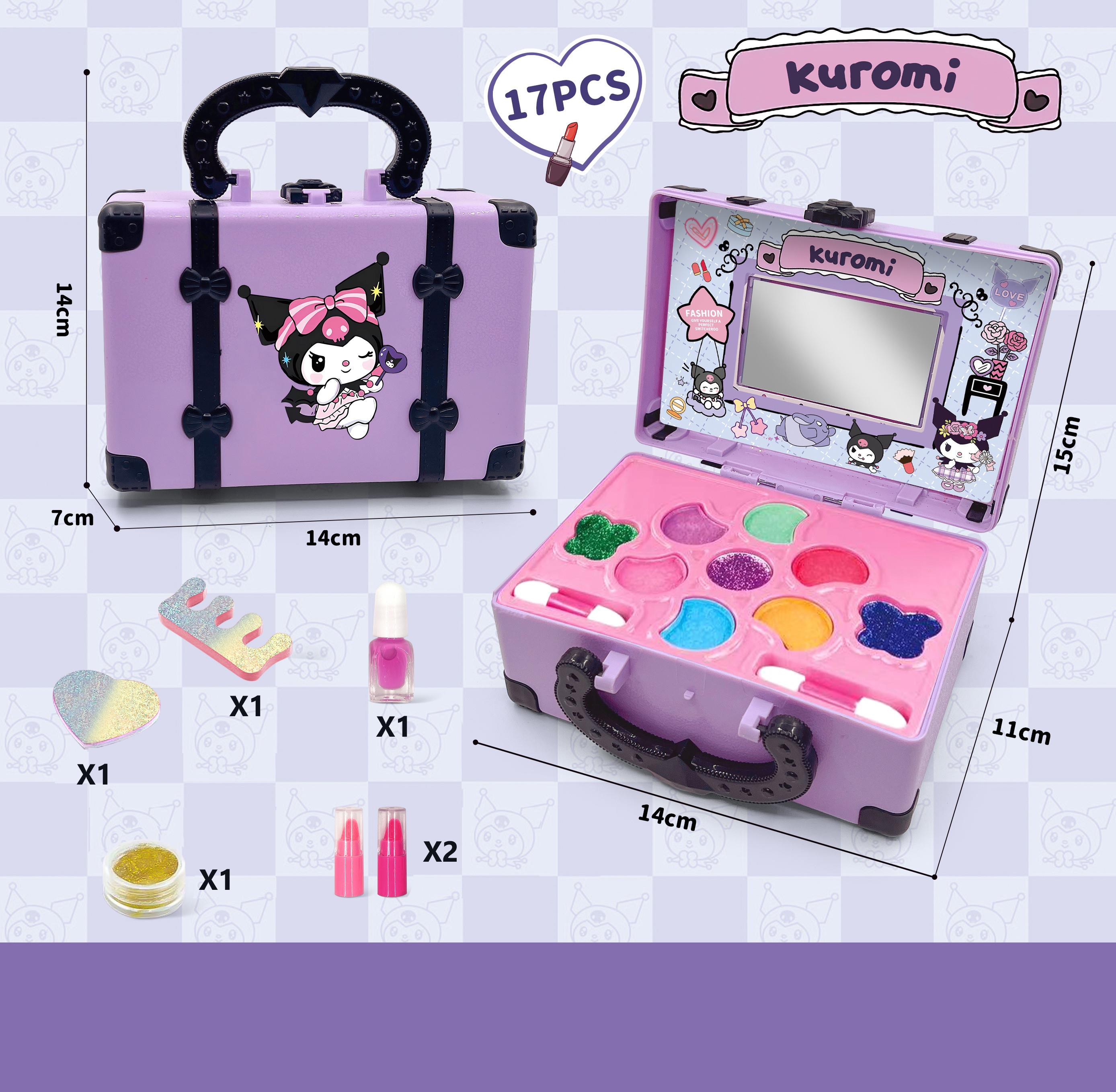 Girls Makeup Toys Kosmetik Kotak Peralatan Kecantikan Tidak Beracun Kotak Mainan Anak Perempuan