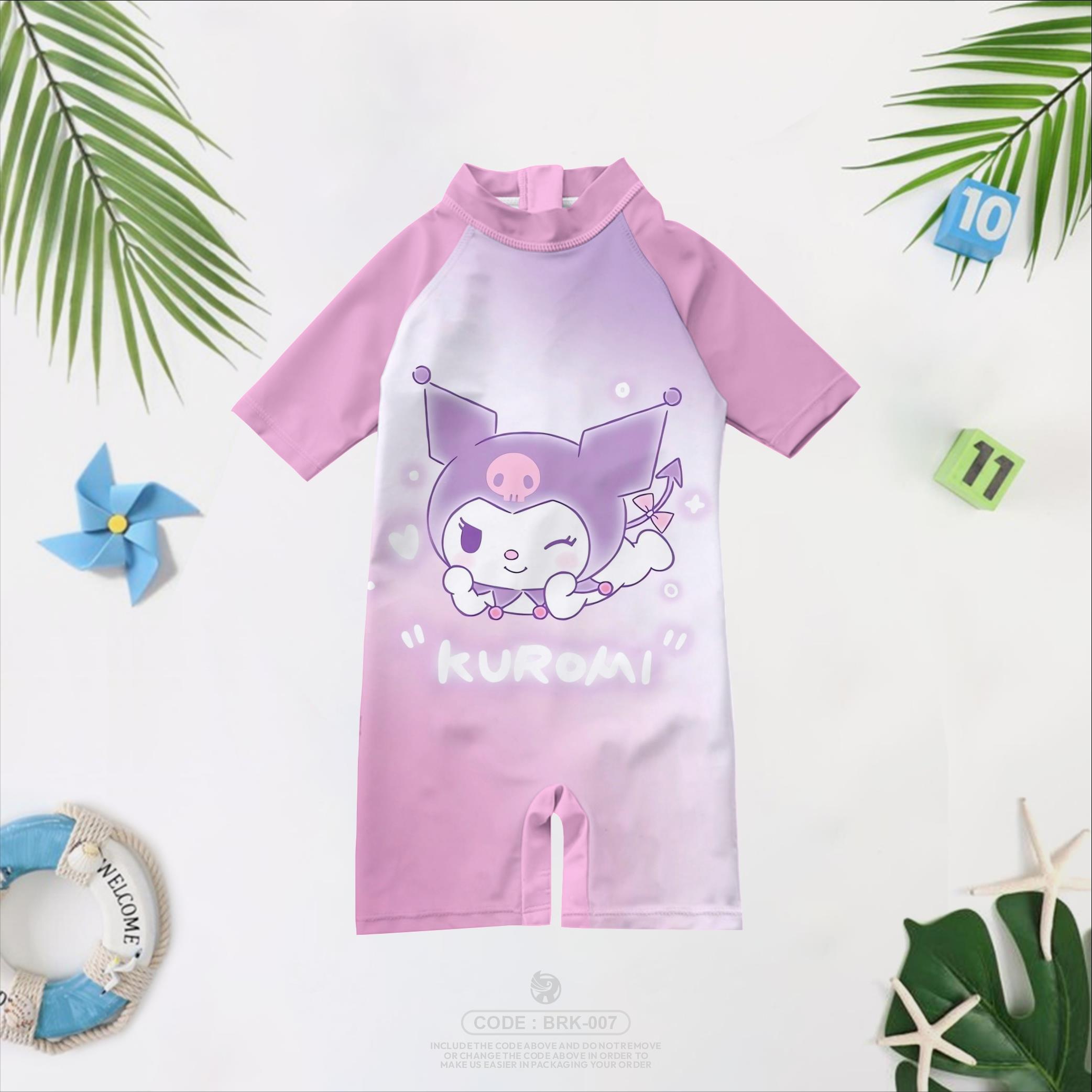 Baju Renang Motif Kuromi Terbaru