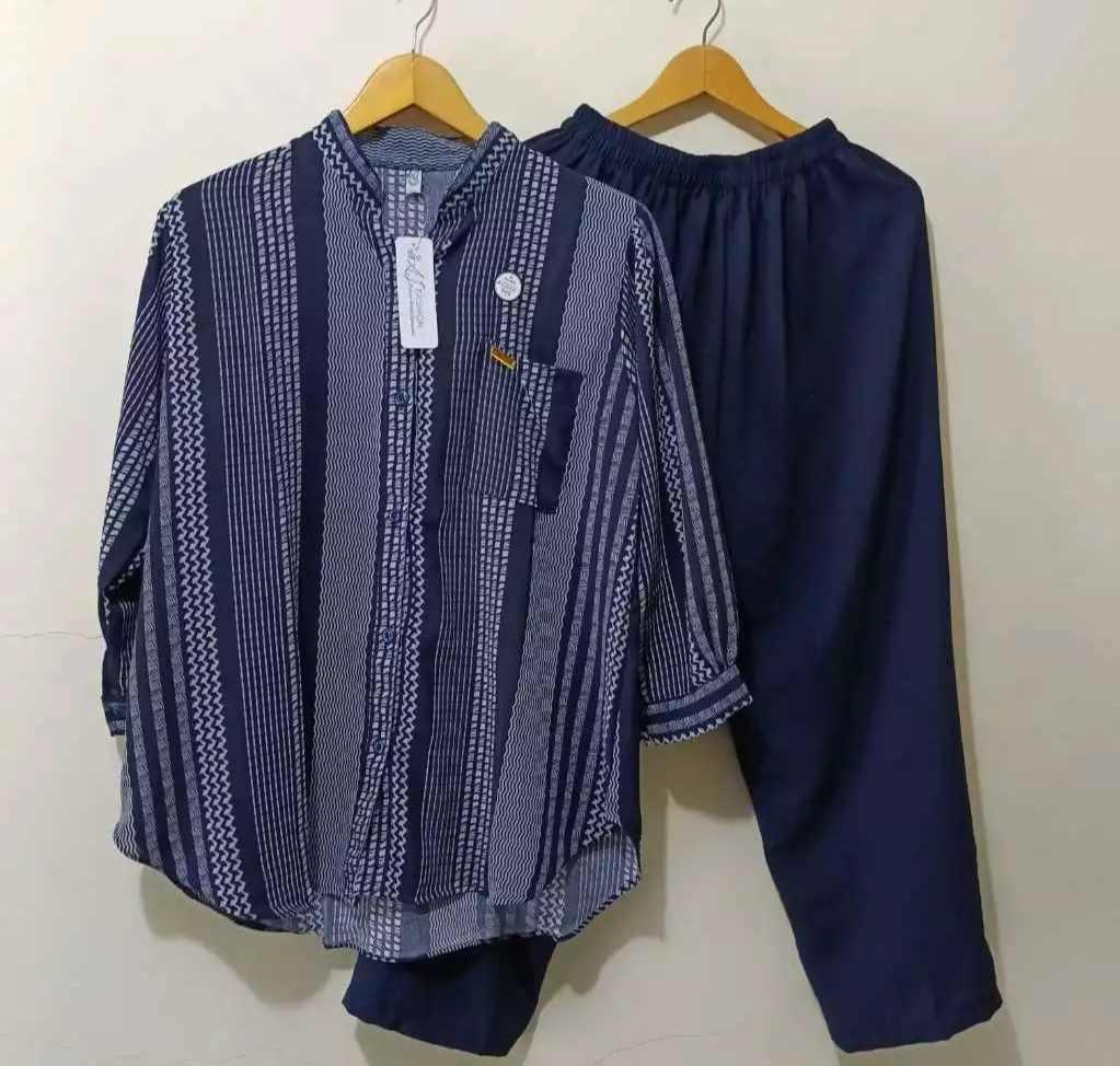 One set wanita crinkle motif terbaru model paling terlaris masakini / setelan crinkle tebal wanita kekinian