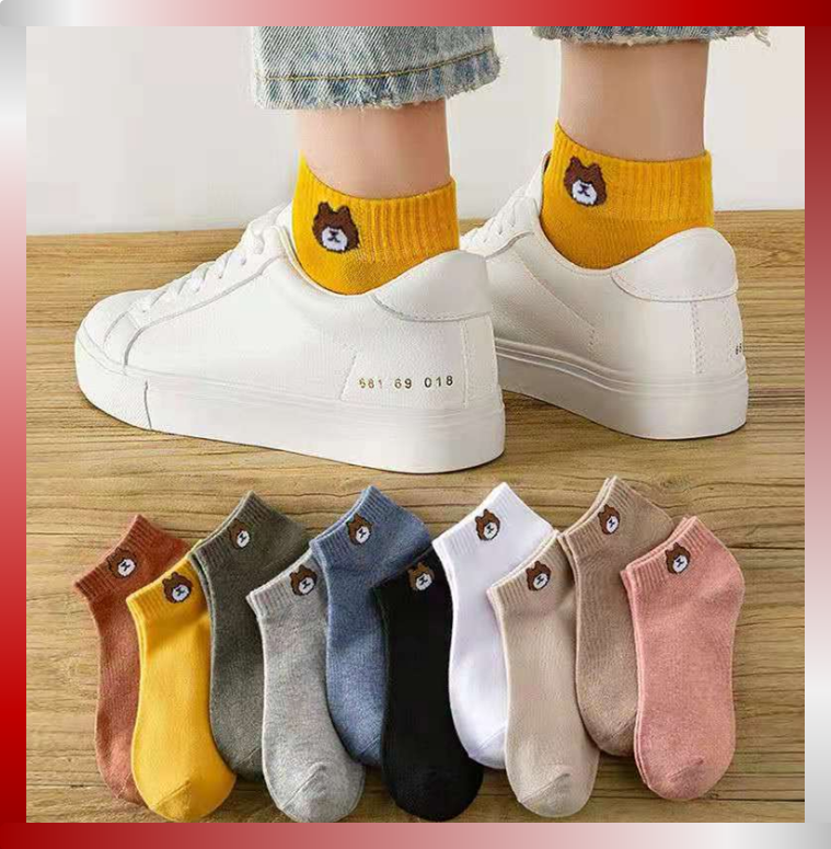 Indo - Kaos Kaki / Kaos Kaki Ankle Cute / Socks / Short Socks / Sepatu