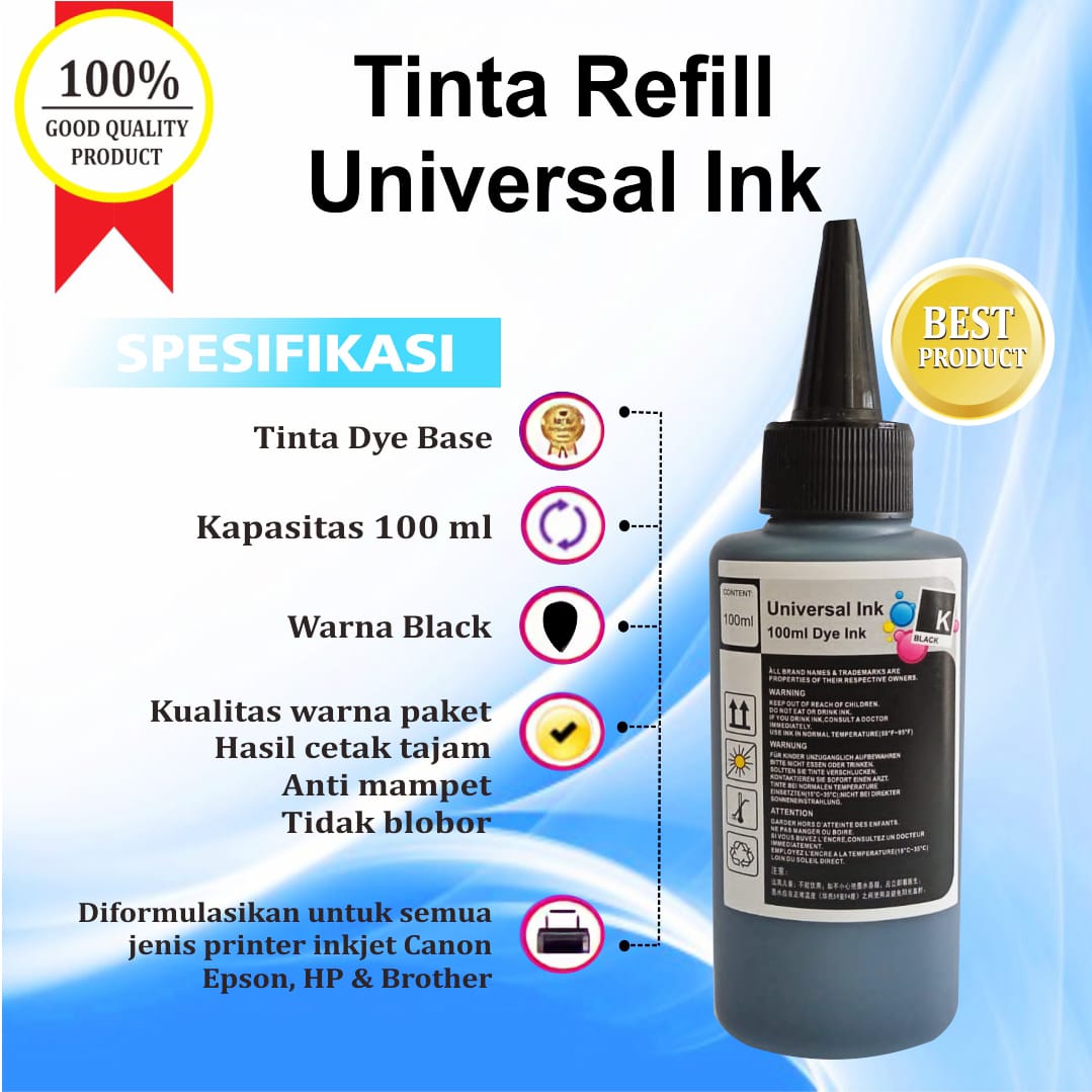 Tinta Canon IP2770 IP2870 MP258 MP287 MG2570 TR4570 TS307