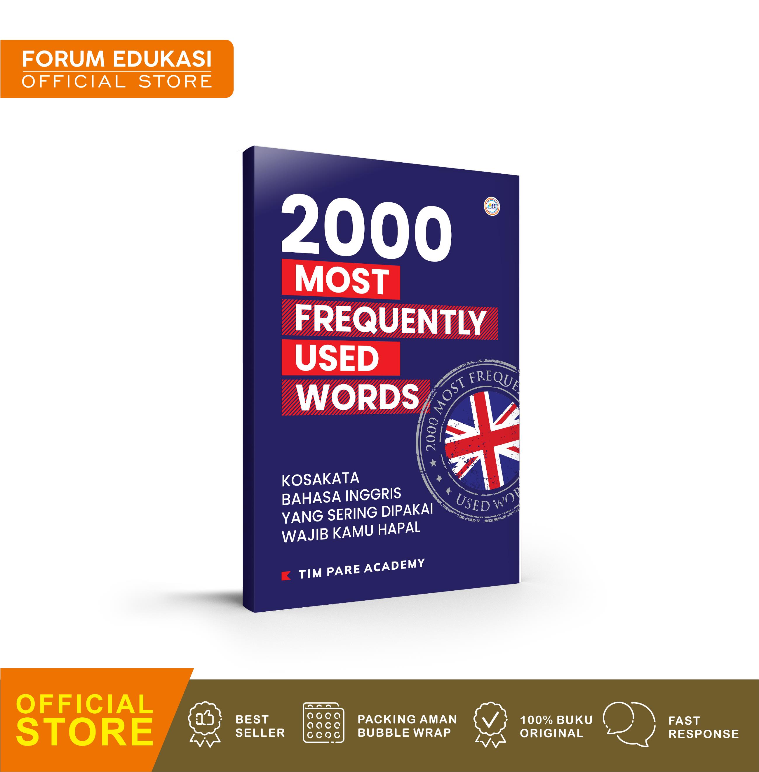 BUKU KOSAKATA BAHASA INGGRIS 2000 MOST FREQUENTLY USED WORDS