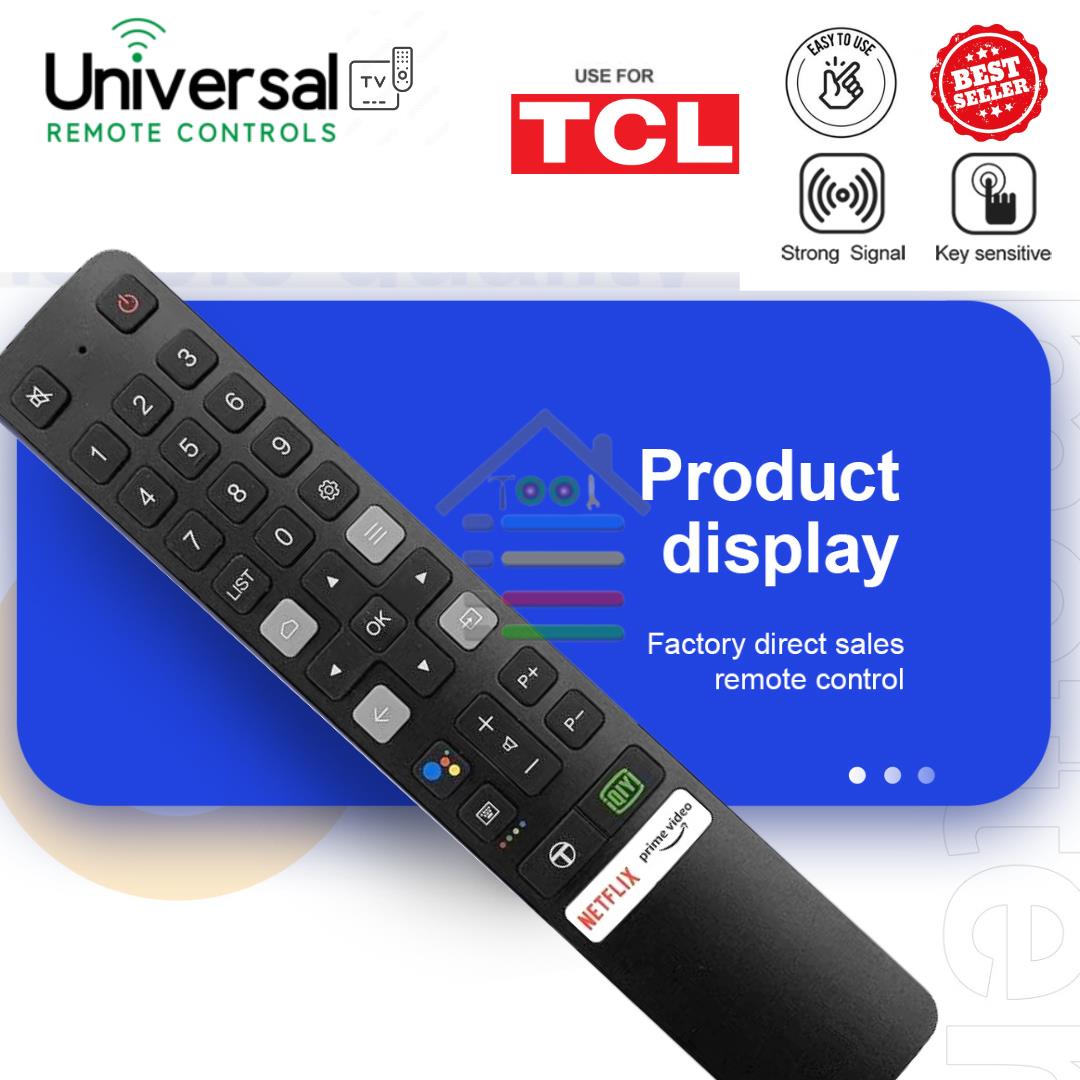 REMOTE TV TCL SMART TV IQIY NON VOICE LCD LED REMOT PENGGANTI