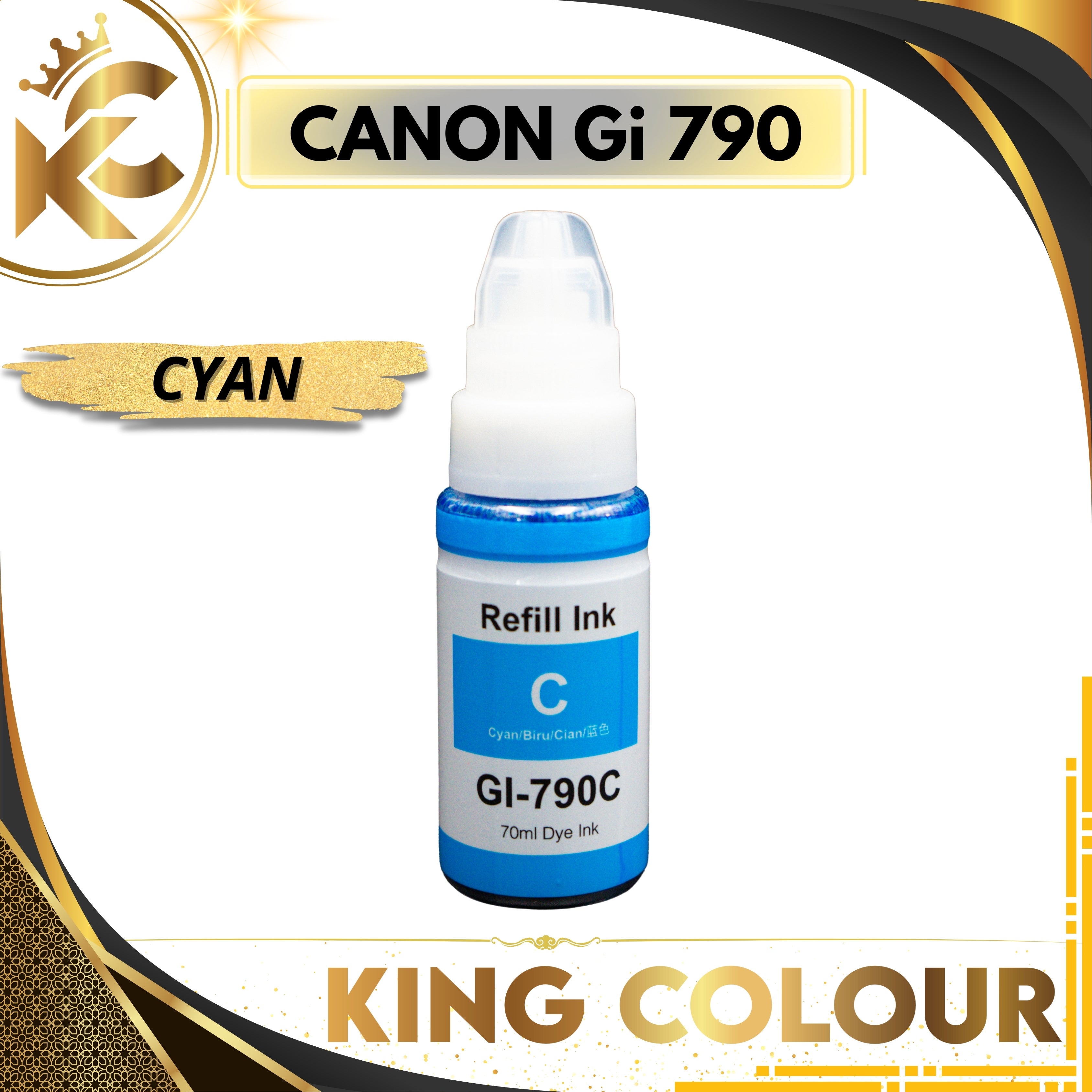 TINTA CANON PIXMA Gi 790 PRINTER SERIES G1000. G2000. G2010. G3010. G4000. G1010. G2002. G3000. G4010