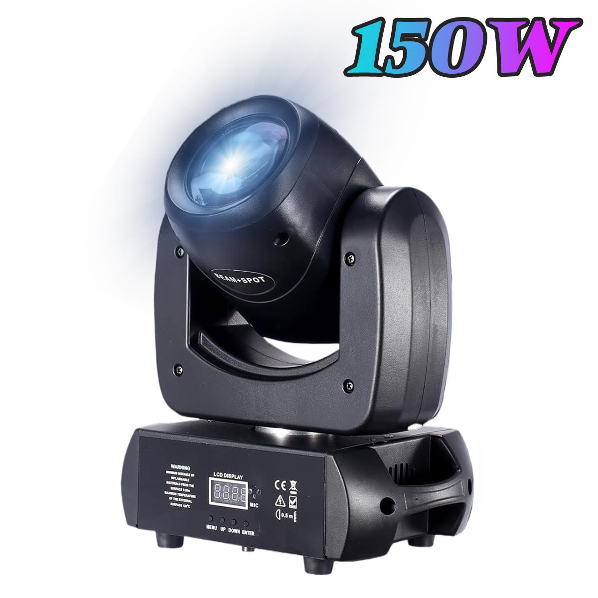 Moving Head Beam Light Disco Night Club Dancing Bar Paket Beam Stage Lighting Lampu Panggung Sorot Putar Beam RGBW 8+12 Prisma