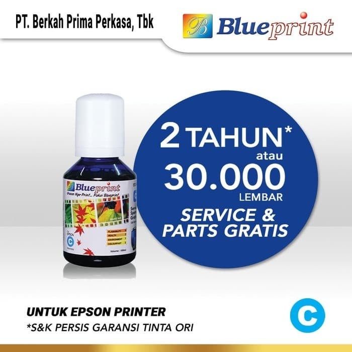 Tinta Epson BLUEPRINT 003 Refill For Printer Epson L1110 L3110 -100ml