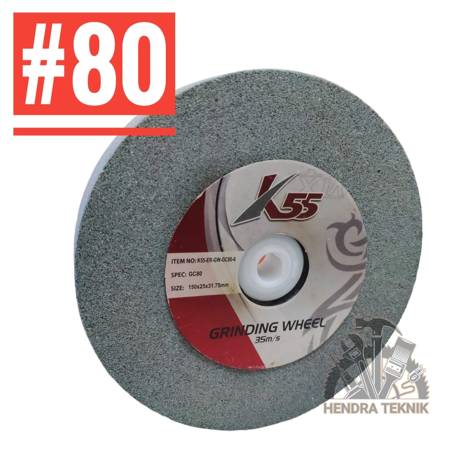 BATU GRINDA DUDUK 6" BATU ASAH RODA 150mm BATU ABU 6 INCI BATU GRINDA BESI 6 INCH MURAH