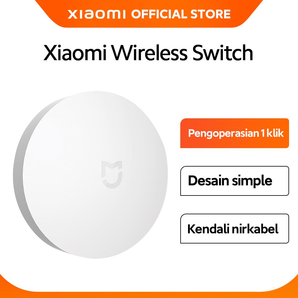 Official Xiaomi Mi Wireless Switch Mendukung Protokol Zigbee Kendali Nirkabel Ukuran Kecil Kualitas Premium