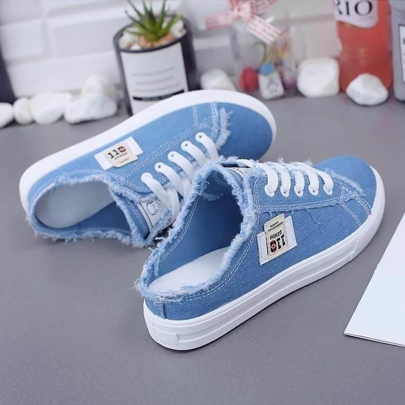 Sepatu Slip On Wanita Fashion Bapau Tali