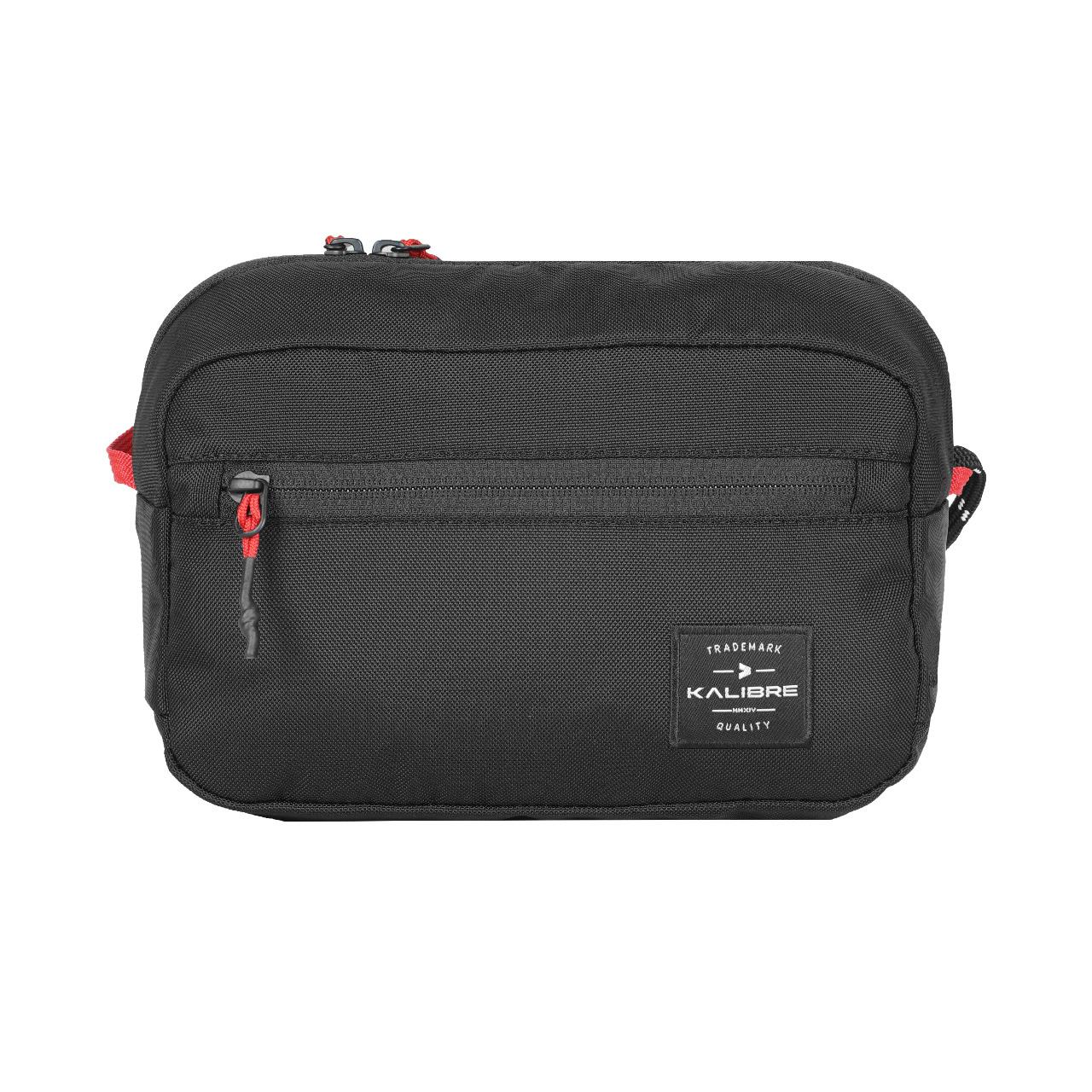 Kalibre Tas Selempang Pria Travel Pouch Alesia 2L Black 921899000