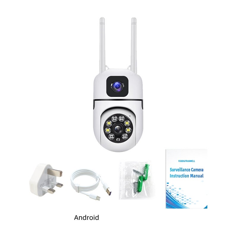 V380 PRO Kamera CCTV Luar Ruangan Tahan Air Kamera IP nirkabel Audio Dua Arah Penglihatan Malam