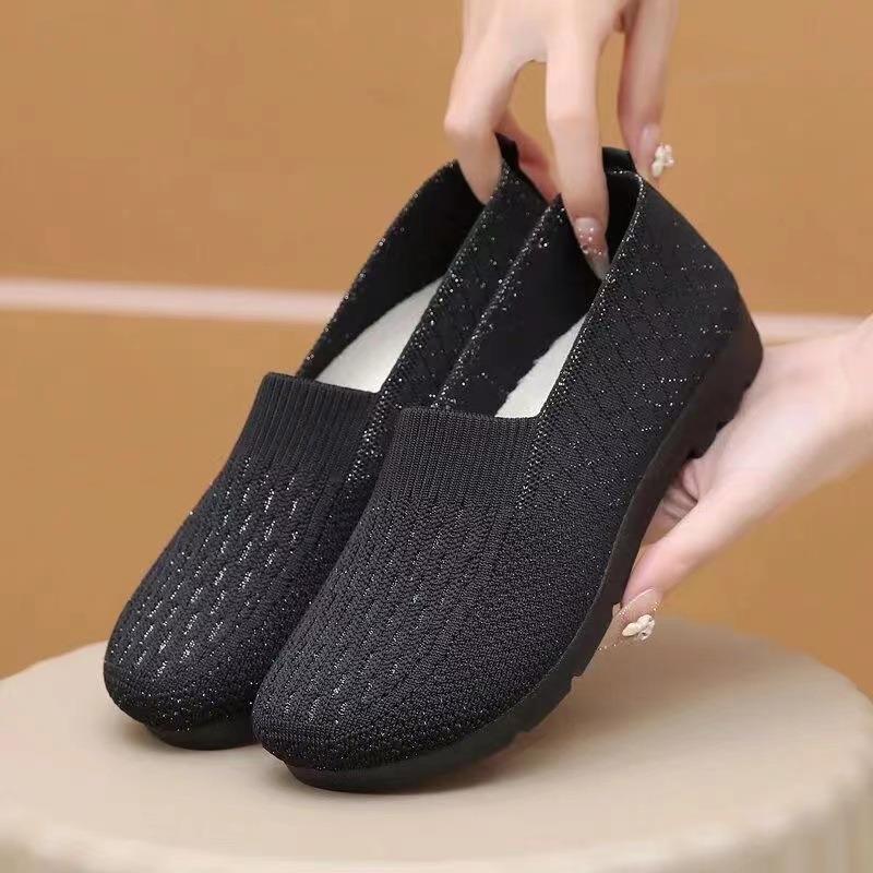 JNW073 Sepatu Flat Shoes Slip On Wanita