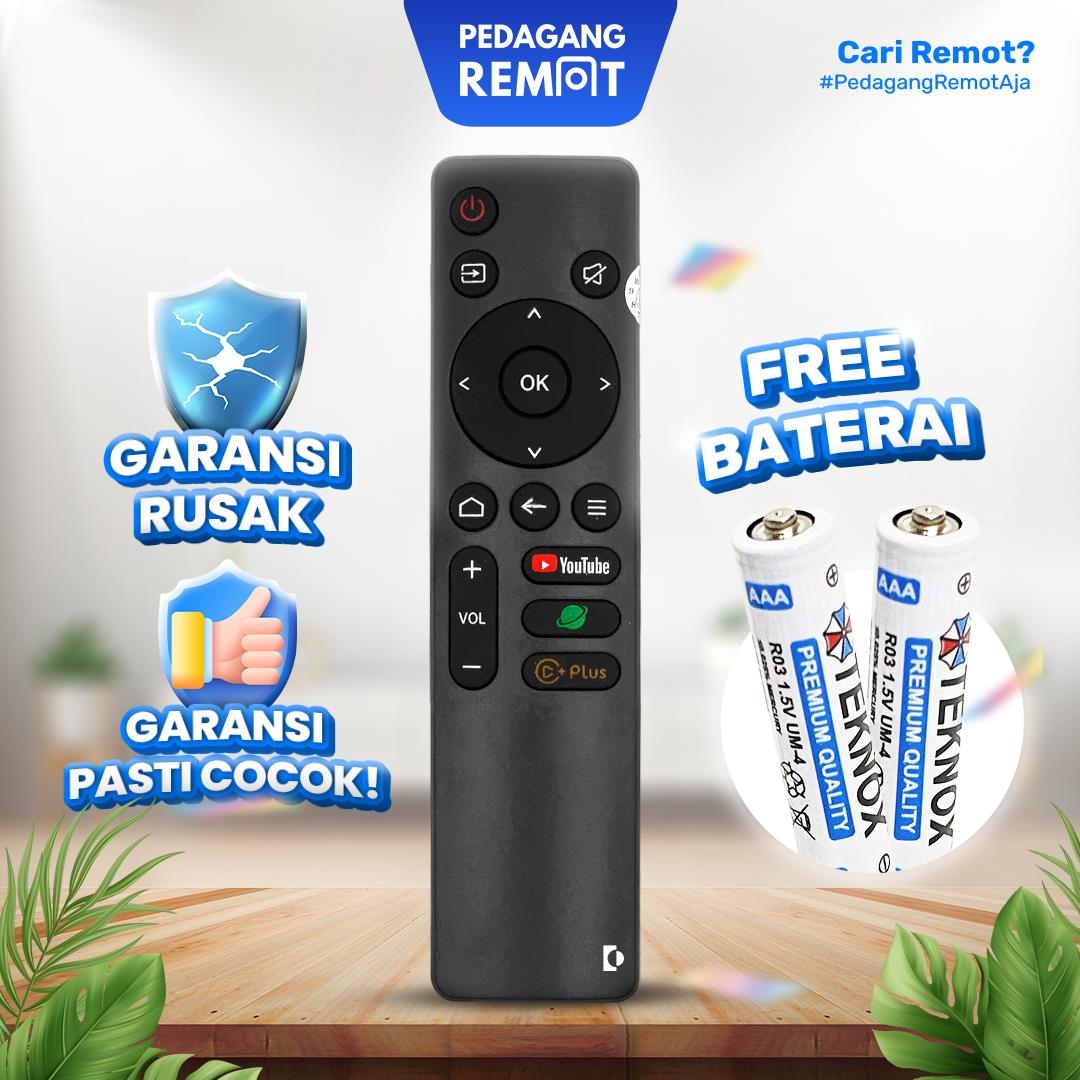 Remot Remote TV Coocaa LCD LED Android Digital Smart TV 32S3U / Remot Coocaa Android Smart TV UHD 32S3U
