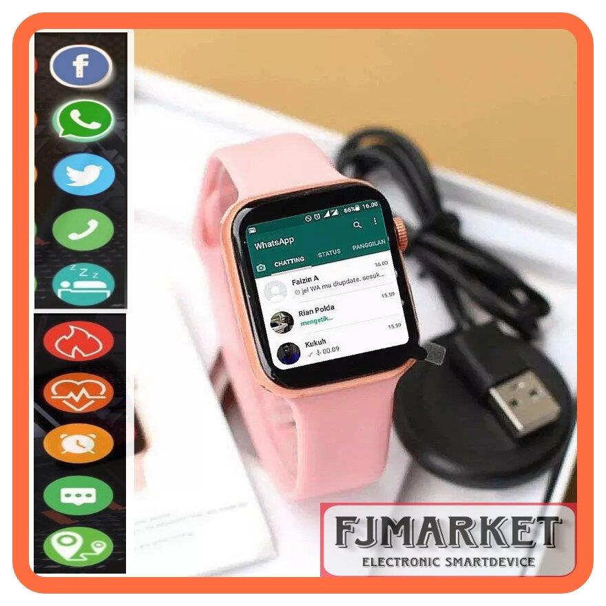 SMARTWATCH ANDROID 4G JAM HP BISA WHATSAPP WANITA Y68 D20 PINK 💕 ANTI AIR TERBARU ANAK KESEHATAN BLUETOOTH MUSIK SMS TLFN WHATSAPP SIM CARD MEMORYSENSOR CERDAS KALORI NOTIFIKASI