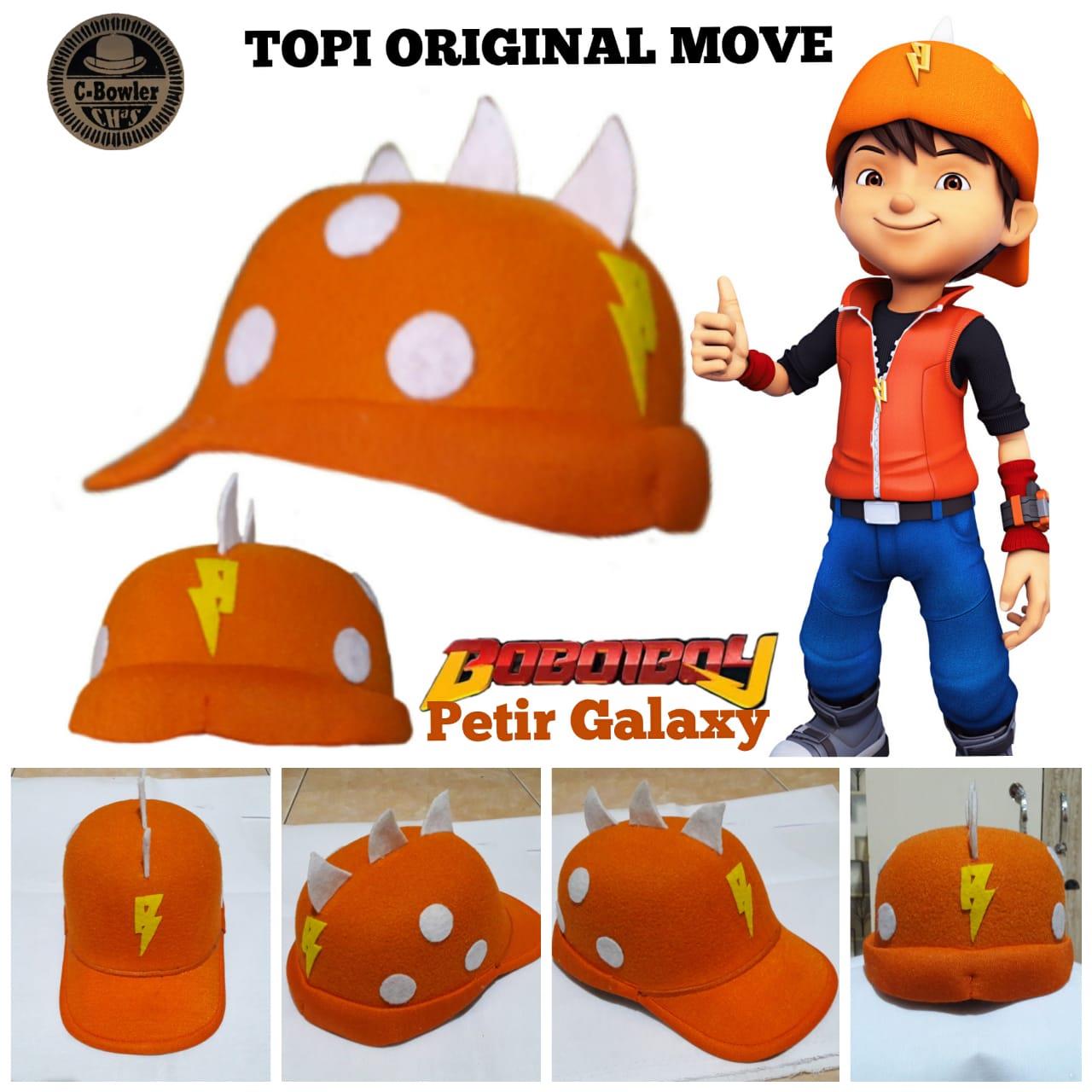TOPI BOBOIBOY PETIR ORIGINAL MIRIP 99% BONUS GELANG KUALITAS PREMIUM