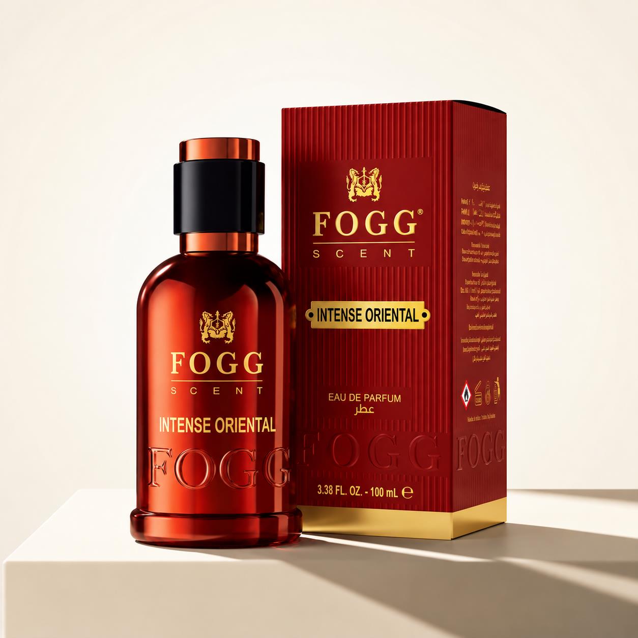 FOGG Intense Oriental Eau de Parfum 100ml – Pesona Segar & Rempah Hangat Khas Timur Tengah