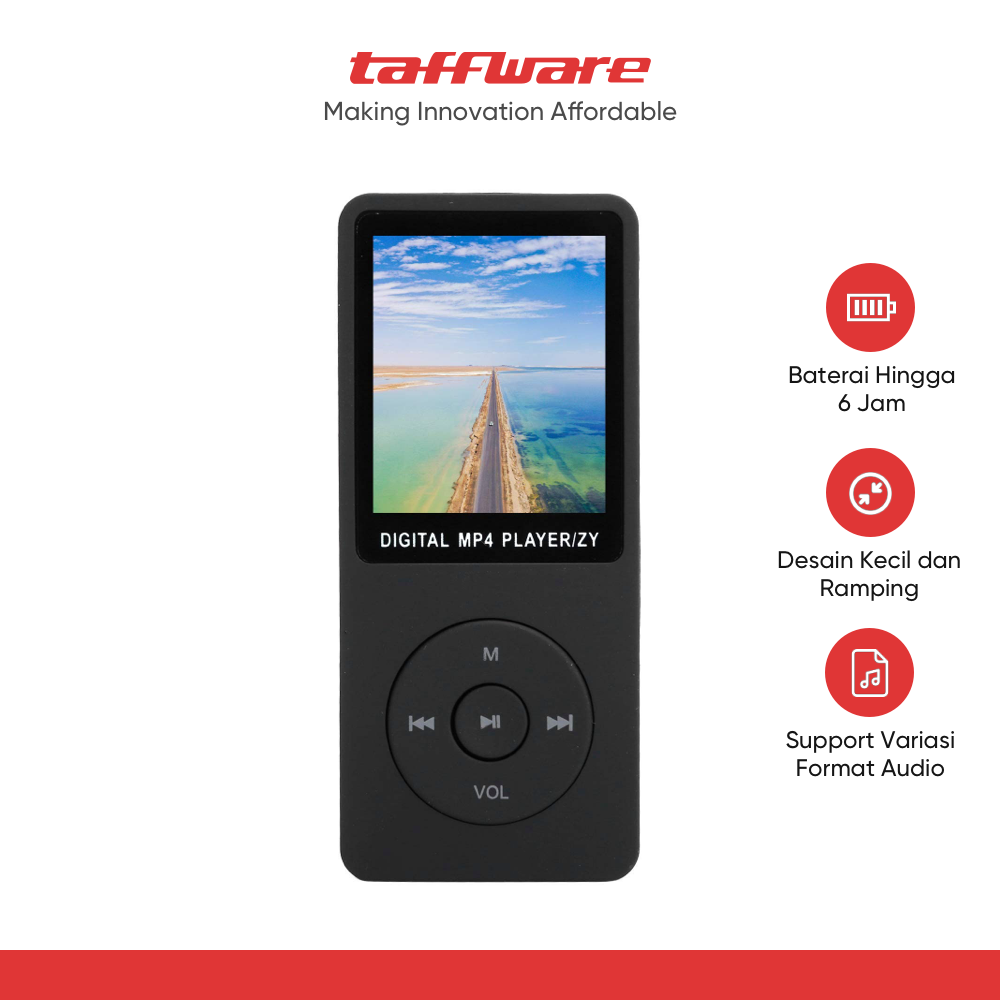 TaffSTUDIO MP3 Digital Audio Player 1.8 Inch - ZY418