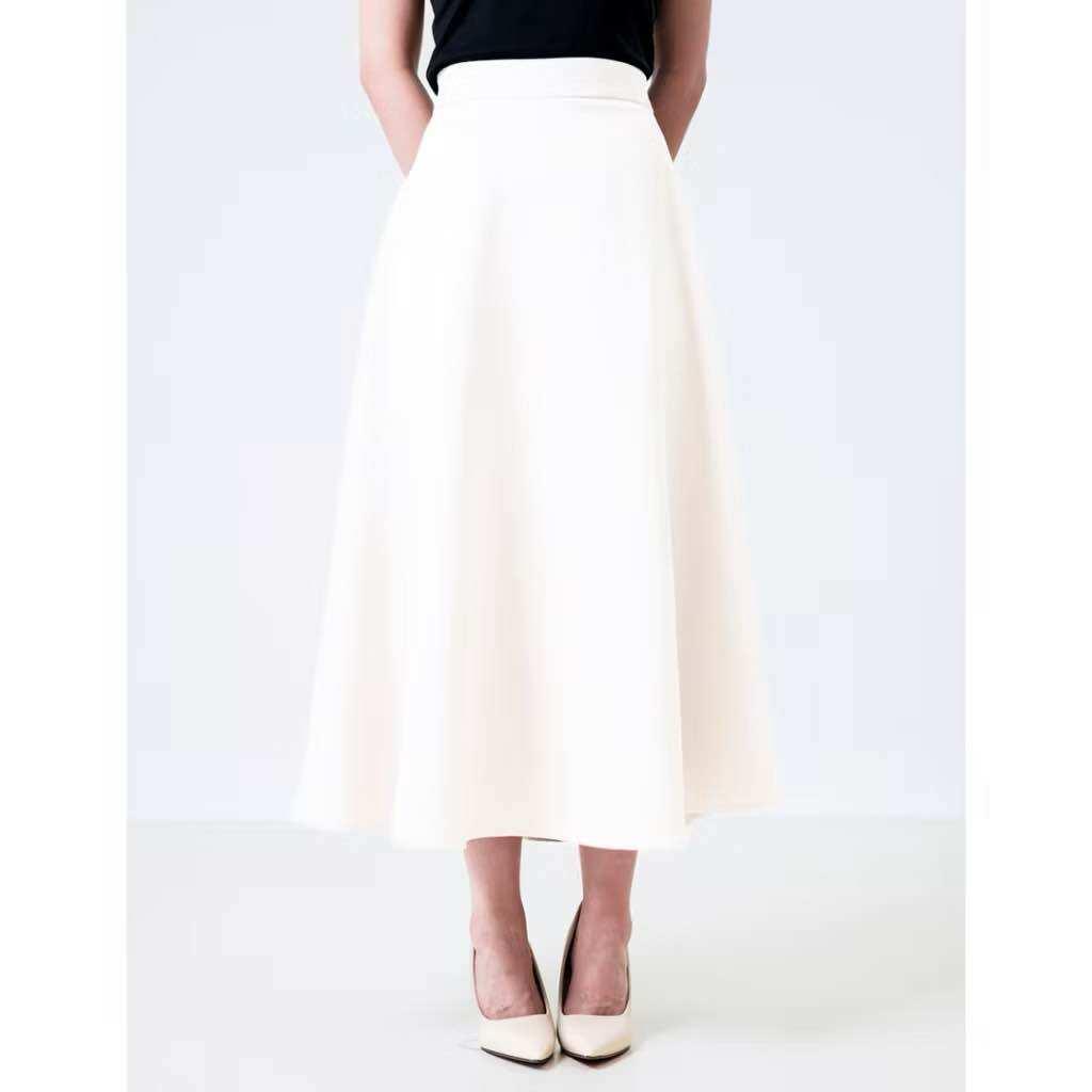 FUJI Midi maxi Skirt | Rok Kerja Kuliah Wanita | Rok Wanita Korean Style Formal Casual