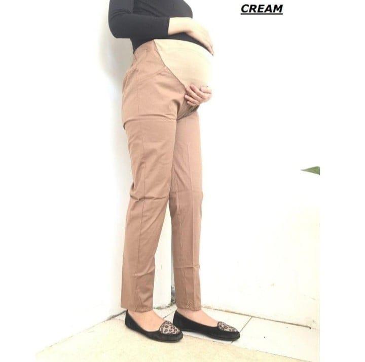Celana Hamil Kerja Materna Pant Terbaru Terlaris Untuk Ibu Hamil 4-9 Bulan-exselarry2