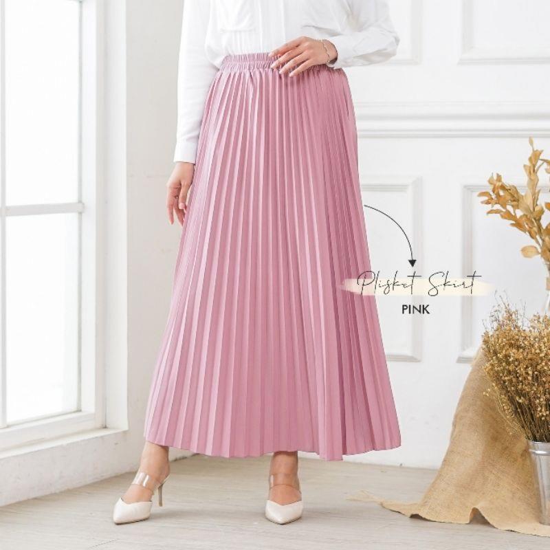 ROK PLISKET PREMIUM TEBAL ORI HIGHQUALITY IMPOR ALL SIZE FIT XL - ROK PLISKET REMPEL KLOK BESAR
