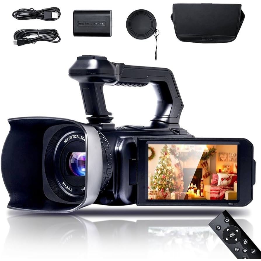 Handycam sbox w70 camcorder sbox w70 16x optical zoom 48 mp Auto Focus Vlogging