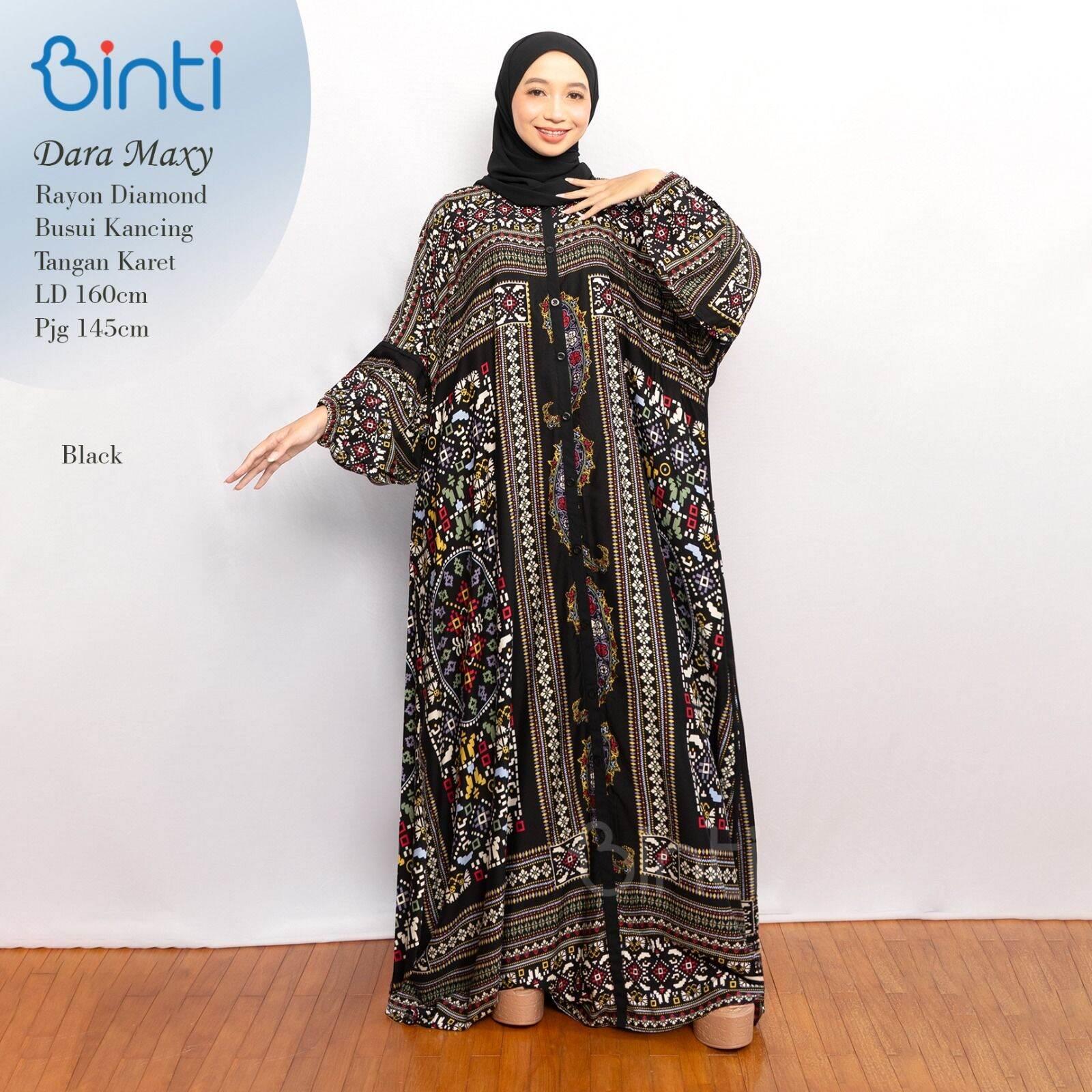 DRESS JUMBO DARA LD 160 XL BAHAN RAYON DIAMOND ADEM BY BINTI