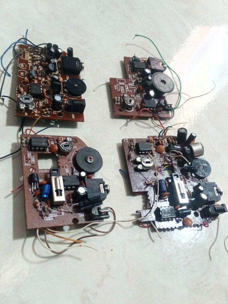 Modul Walkman Kaset Radio Pemutar Suara Mesin PCB Walkman kondisi copotan di kirim random