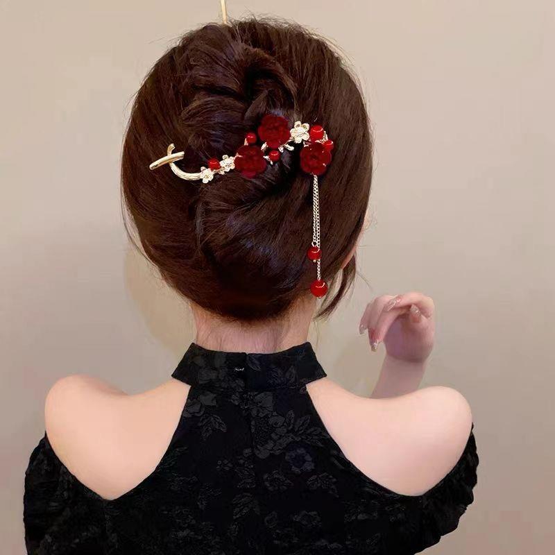 Jepit Rambut Korea Jedai Rumbai Kupu2 Fashion Wanita Elegan High Quality Impor
