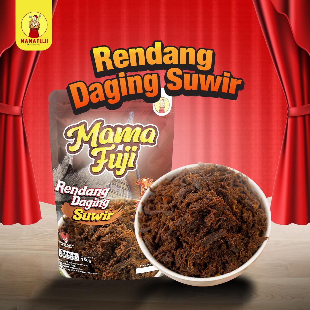 [NEW LAUNCHING] Mamafuji - Rendang Daging Suwir Khas Minang 150 Gram