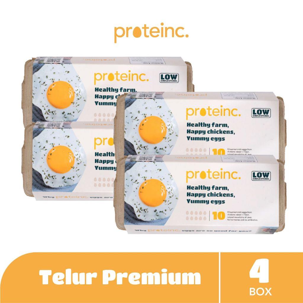 Proteinc. Fresh Eggs Telur Ayam Negeri 10 S (4 Pack)