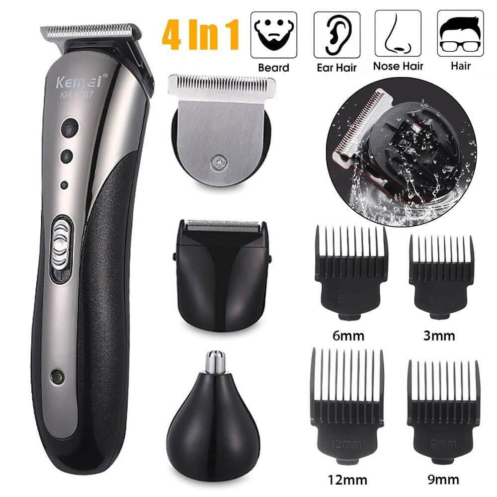 CUKUR RAMBUT W-1507 PALING LAKU!!!!!!!!!!!!! Alat Cukur Rambut Kumis & Jenggot Multifungsi 3 in 1 Alat Cukur Rambut ElektriK- Profesional Hair Clipper Mata Pisau Tajam BONUS Gunting Sasak