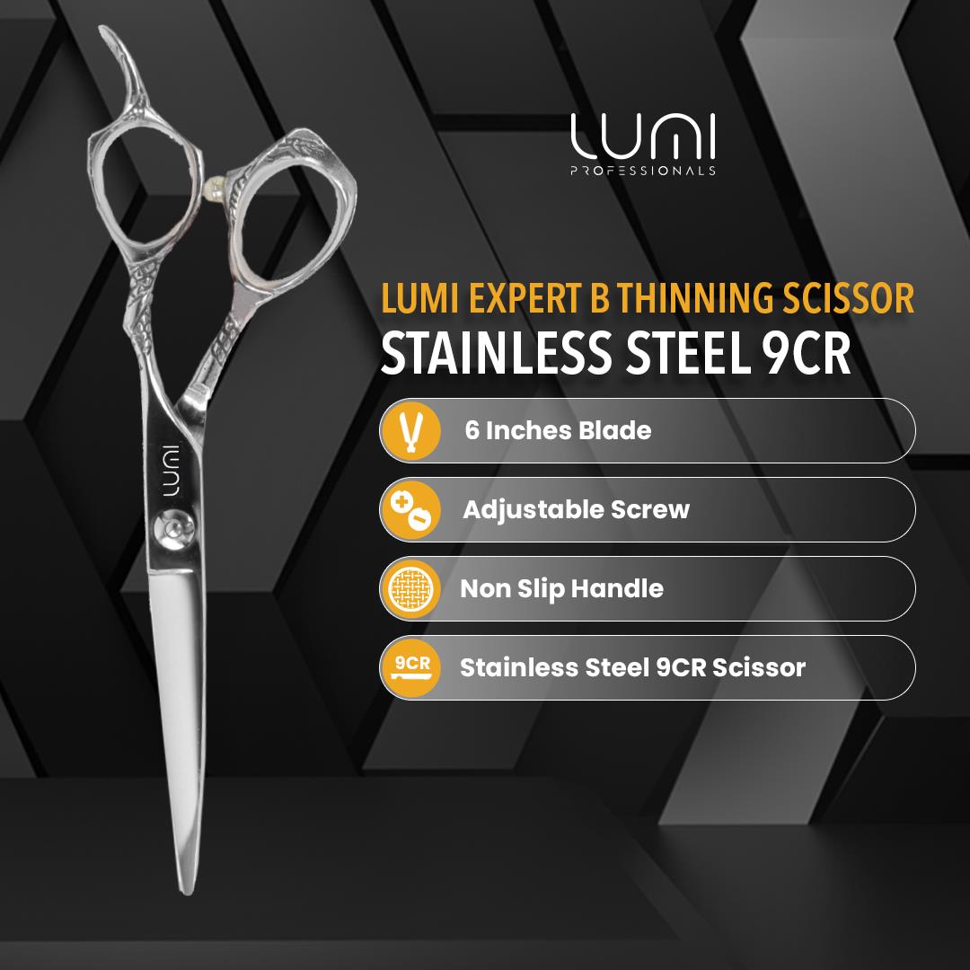 Lumi Expert B Thinning Scissors 6 Inch Gunting Rambut Salon Barber