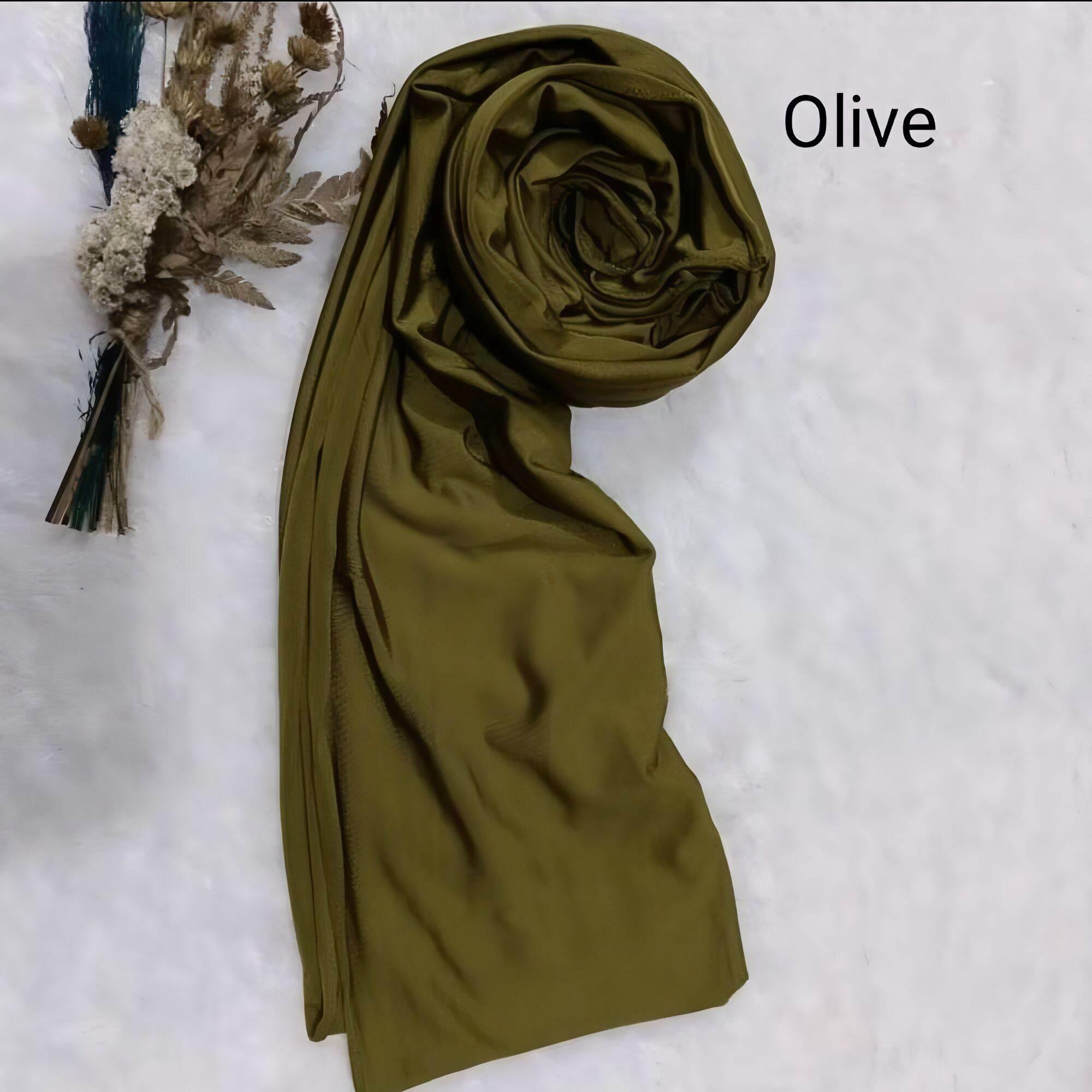 PASHMINA HIJAB JILBAB KAOS JERSEY PREMIUM KERUDUNG WANITA PANJANG