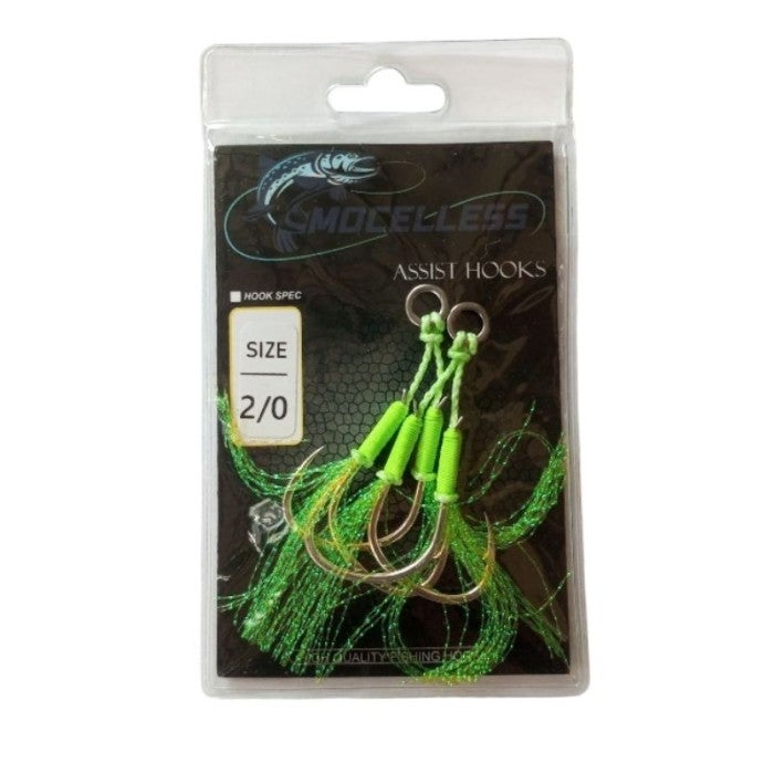 assist hook double mocelless isi 2 pasang