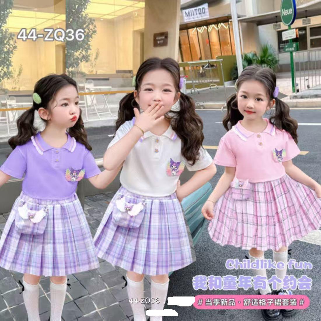 Baju Set Rok Anak Perempuan Uisa 1-5Th/Baju Setelan Anak Premium Korea Style