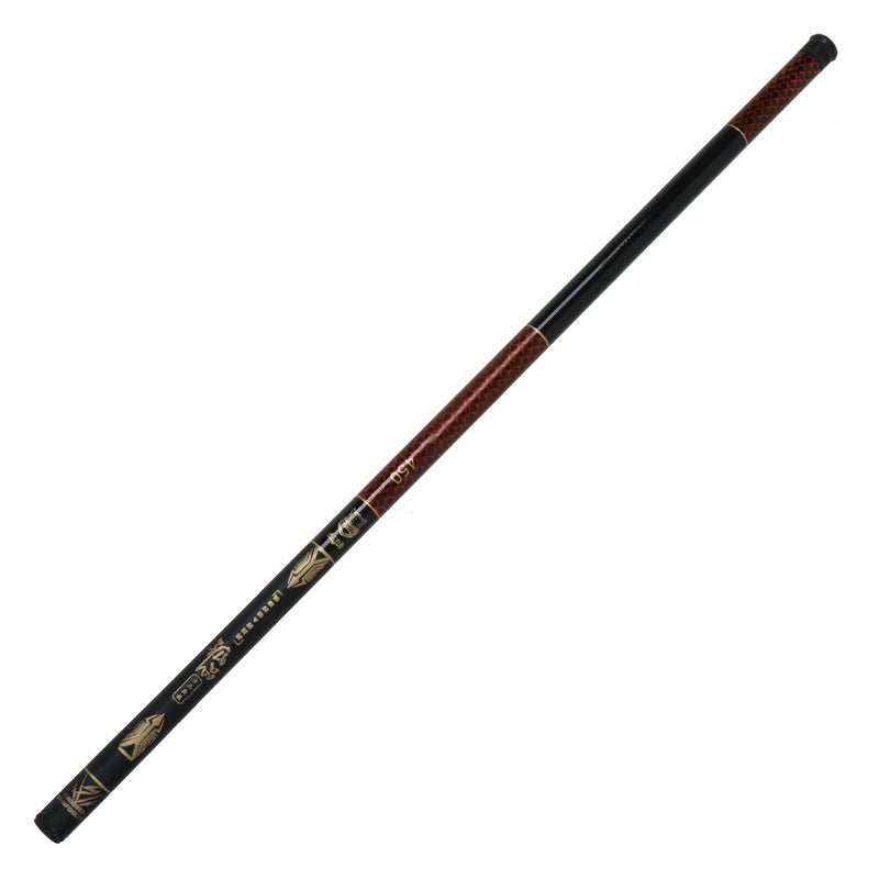 2.7m 3.6m 4.5m 5.4m 6.3m 7.2m Joran Tegek Fishing Rod Carbon Tegek Panjang Fishing Pole Fishing Float Set Portabel Teleskopik Pancing Joran Pancing joran tegek